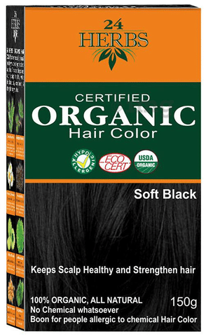 Soft Black  NonToxic Organic Hair Color  Radico USA
