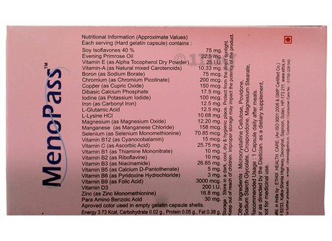 MenoPass Capsule image MenoPass Capsule image