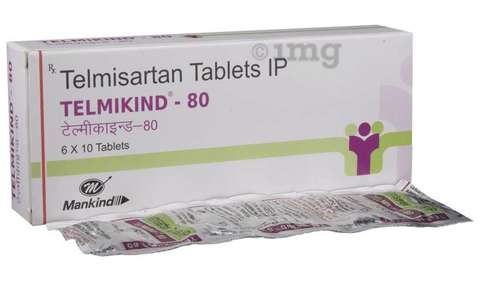 Telmikind 80 Tablet image Telmikind 80 Tablet image