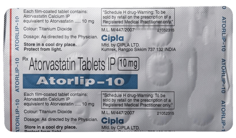 Atorlip 10 Tablet image