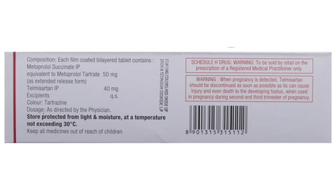 Telsar Beta 50 Tablet ER image
