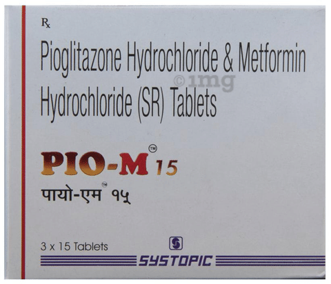 Pio-M 15 Tablet SR image Pio-M 15 Tablet SR image