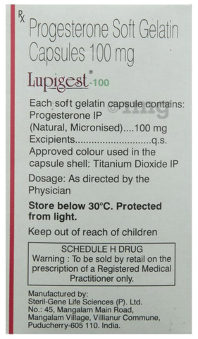 Lupigest 100 Capsule image