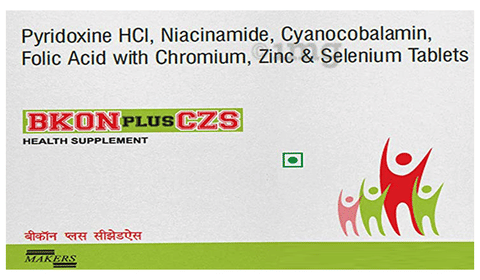 Bkon Plus CZS Vitamin B Complex Tablet image Bkon Plus CZS Vitamin B Complex Tablet image