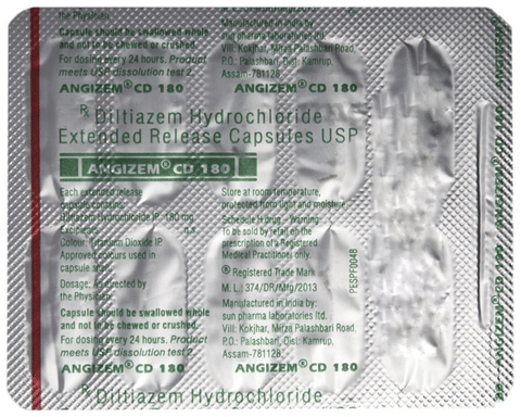 Angizem CD 180 Capsule ER image