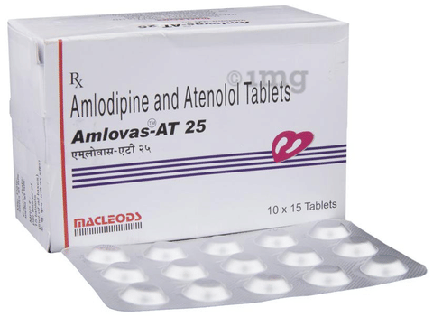 Amlovas-AT 25 Tablet image Amlovas-AT 25 Tablet image