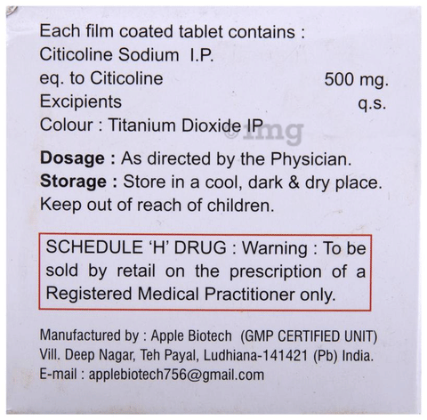 Citicure 500 Tablet image