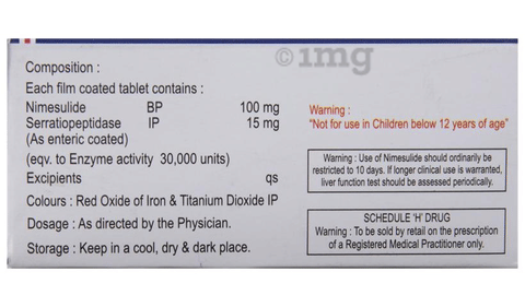 Nimdase Tablet image