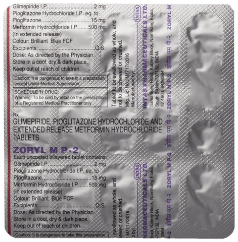 Zoryl MP 2 Tablet ER image Zoryl MP 2 Tablet ER image
