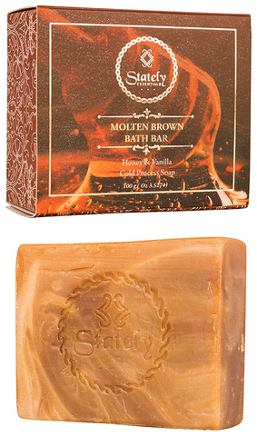 Stately Essentials Molten Brown Bath Bar image Stately Essentials Molten Brown Bath Bar image