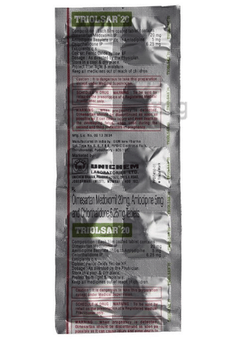 Triolsar 20 Tablet image