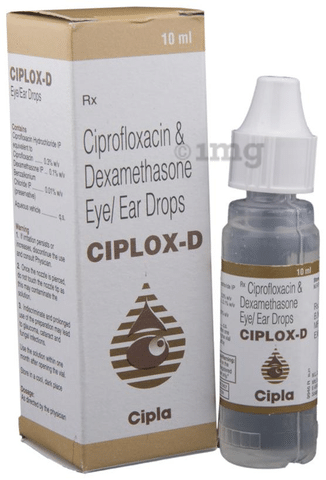 Ciplox D Eye Ear Drops View Uses Side Effects Price and Substitutes 1mg