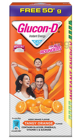 Amazon.com : Glucon D Instant Energy Drink - 75g (Tangy Orange) : Grocery &  Gourmet Food