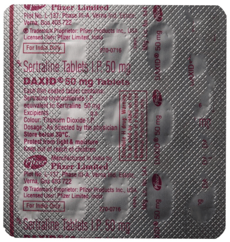 Daxid 50mg Tablet image