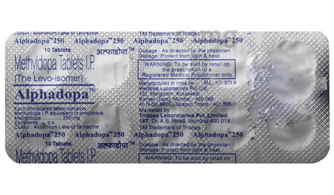 Alphadopa Tablet image