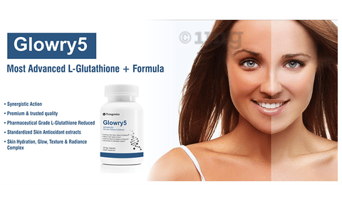 glutathione hair texture Trexgenics Glowry 5 L-Glutathione Complex Veg Capsules: Buy bottle of 30.0  vegicaps at best price in India