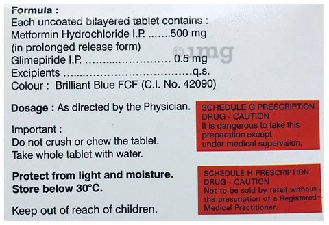 Glyciphage-G 0.5 Tablet PR image