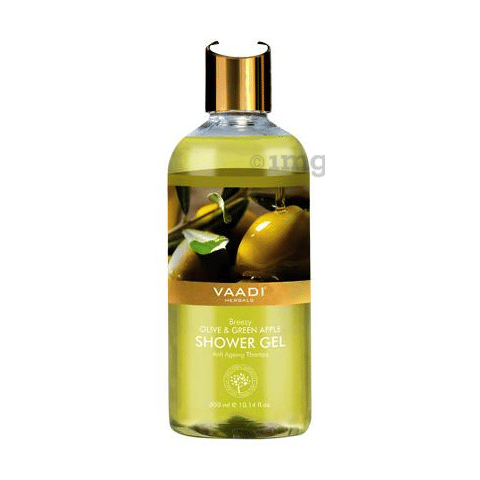Vaadi Herbals Breezy Olive & Green Apple Shower Gel 2