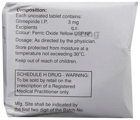 Glimulin 3 Tablet image