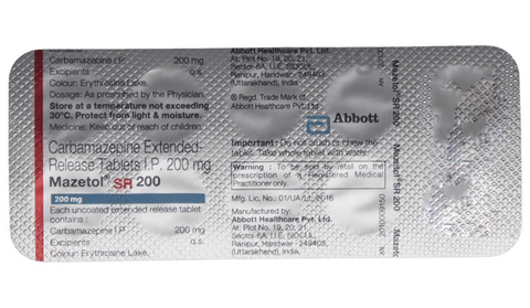 Mazetol SR 200 Tablet image
