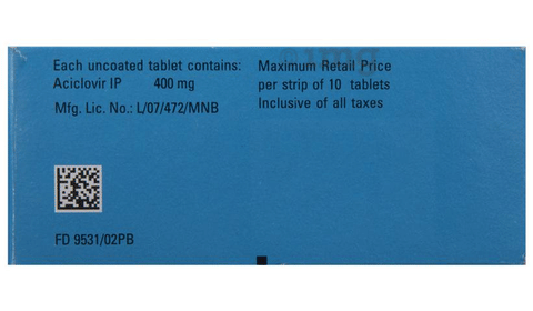 Zovirax 400 Tablet image