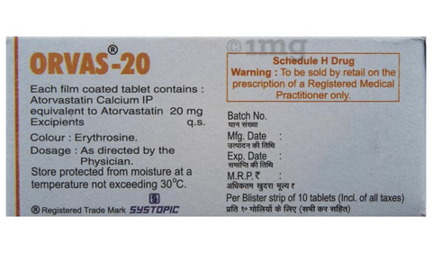 ORvas 20 Tablet image