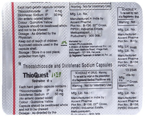 Thioquest D 4 Capsule image Thioquest D 4 Capsule image