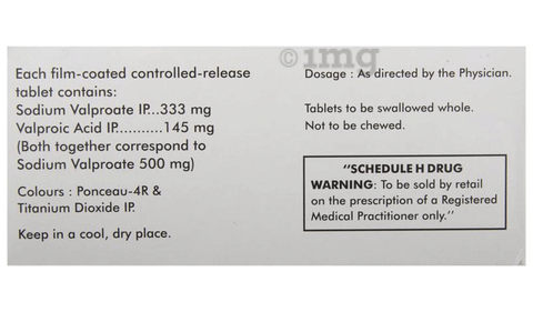 Valprid CR 500 Tablet image