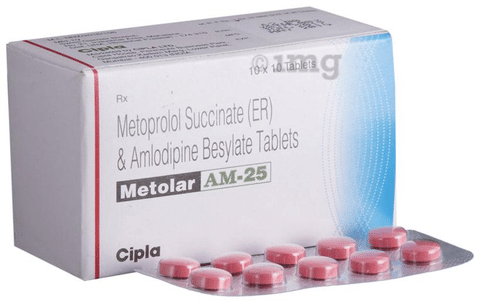 Metolar AM  25 Tablet image