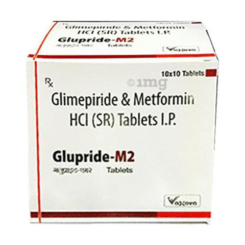 Glupride-M2 Tablet SR image Glupride-M2 Tablet SR image