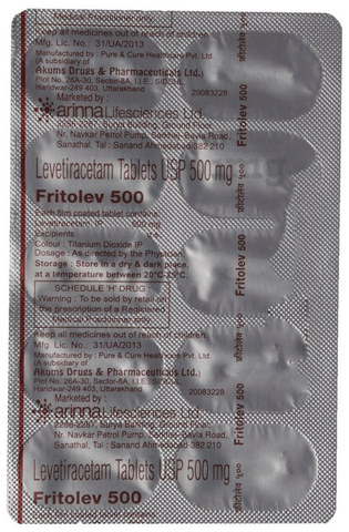 Fritolev 500 Tablet image