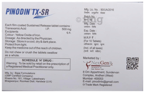 Pinodin TX-SR Tablet image Pinodin TX-SR Tablet image