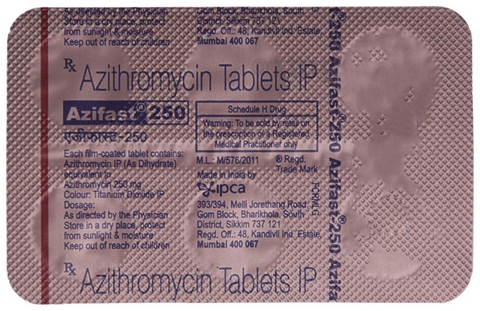 Azifast 250 Tablet image
