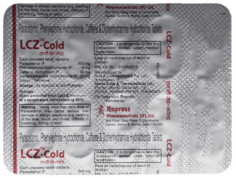 LCZ-Cold Tablet image