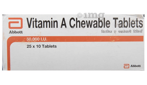 Vitamin A Chewable Tablet image