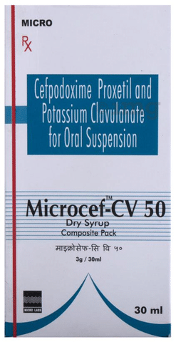Microcef-CV 50 Dry Syrup