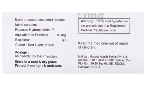 Prazolin 10 Tablet SR image
