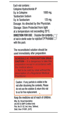 Taxipime-TZ Injection image Taxipime-TZ Injection image