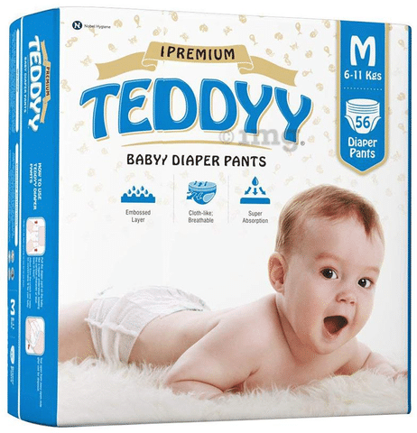 Buy Pampers Medium Size Diaper Pants 60 Count Online at Low Prices in  India  Amazonin