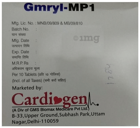 Gmryl-MP1 Tablet ER image