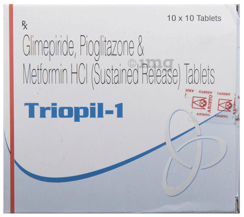 Triopil 1 Tablet SR image Triopil 1 Tablet SR image