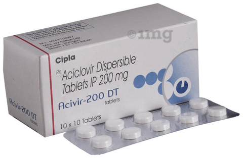 Acivir 200 DT Tablet 1