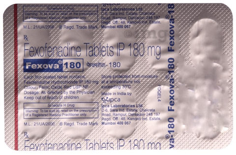 Fexova 180 Tablet image