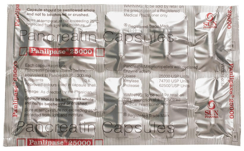 Panlipase 25000 Capsule image
