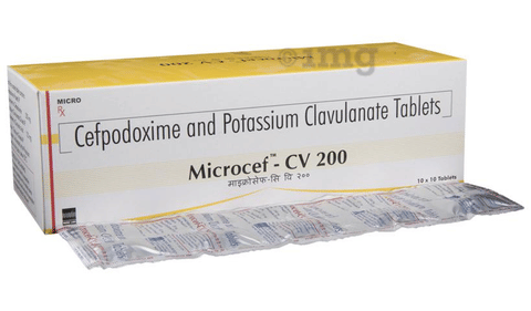 Microcef-CV 200 Tablet image