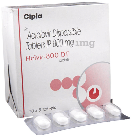 Acivir 800 DT Tablet image