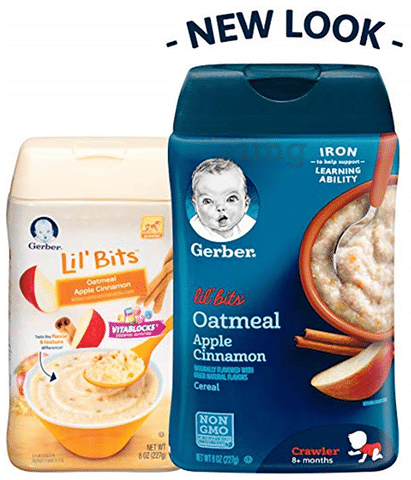 Gerber lil bits oatmeal apple cinnamon online