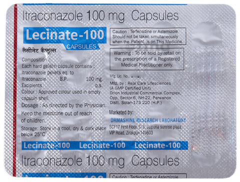 Lecinate 100 Capsule image