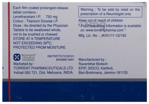 Torleva XR 750 Tablet image Torleva XR 750 Tablet image