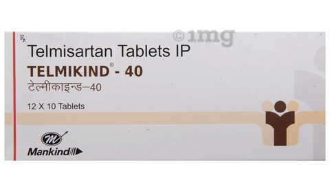 Telmikind 40 Tablet image Telmikind 40 Tablet image